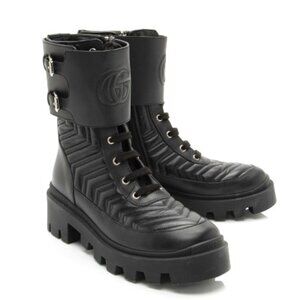 Gucci Women's Black Leather Boots